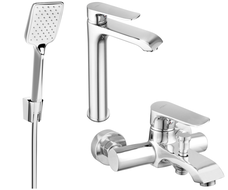 Mexen Pecos R62 bathtub set, chrome - 72713R62-00
