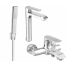 Mexen Pecos R72 zestaw wannowy, chrom - 72713R72-00