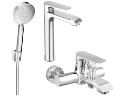 Mexen Pecos R75 vannikomplekt, kroom - 72713R75-00
