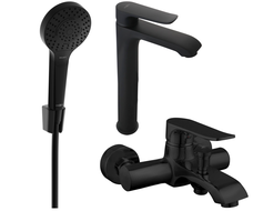 Mexen Pecos Conjunto de Banho R05, Preto - 72713R05-70