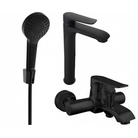 Mexen Pecos R40 vannikomplekt, must - 72713R40-70