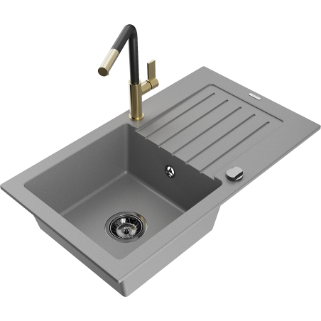 Mexen Pablo 1-Kamera Granitspullplang mat Oflaafbroch an Kichbatterie Flora, gro - 6510-71-670401-57-B