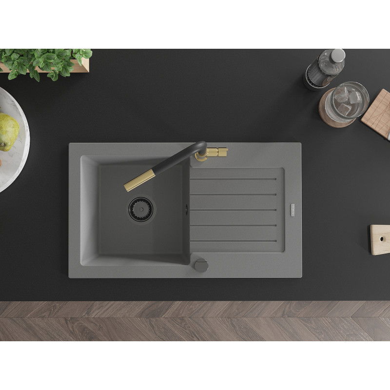 Mexen Pablo 1-Kamera Granitspullplang mat Oflaafbroch an Kichbatterie Flora, gro - 6510-71-670401-57-B