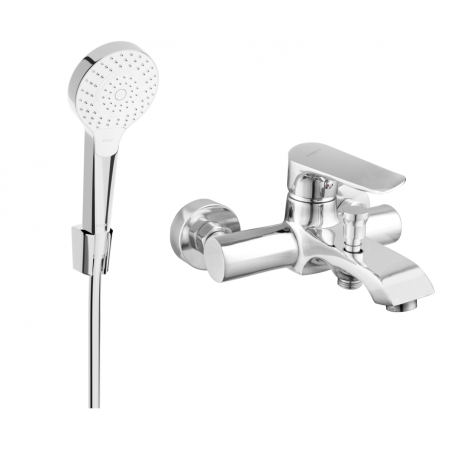 Mexen Pecos R05 badkraan met doucheset, chroom - 7273R05-00