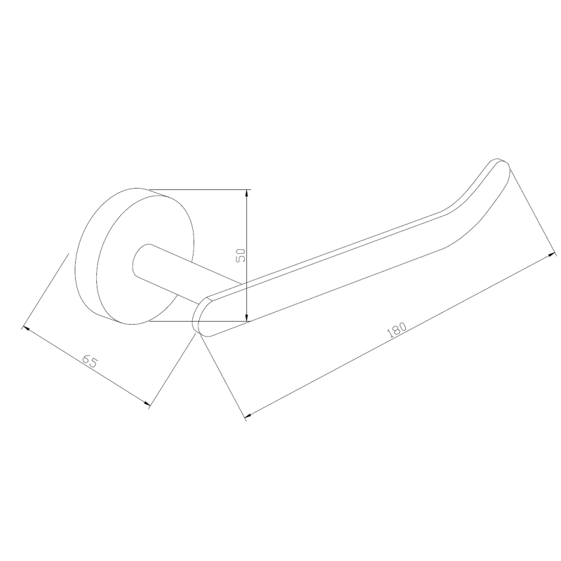 Mexen Loft porte-papier toilette, chromé - 7012633-00