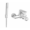 Mexen Pecos R72 bath tap with shower set, chrome - 7273R72-00