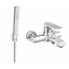 Mexen Pecos R72 grifo de baño con conjunto de ducha, cromo - 7273R72-00