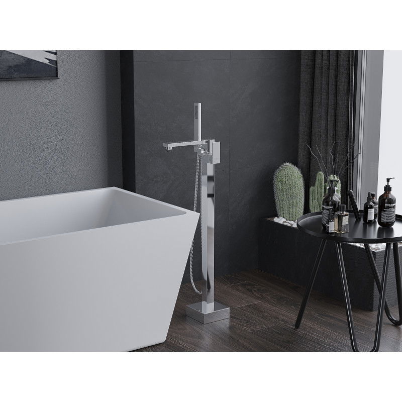 Mexen Urano freistehende Badewannenarmatur, Chrom - 75233-00