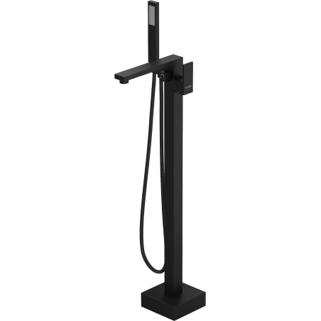 Mexen Urano fristående badkarsblandare, svart - 75233-70