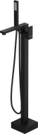 Mexen Urano grifo de bañera independiente, negro - 75233-70