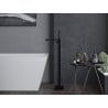 Mexen Urano freestanding bathtub faucet, black - 75233-70