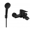 Mexen Pecos R05 batería de bañera con kit de ducha, negro - 7273R05-70