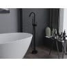 Mexen Gaja robinet de baignoire autoportant, noir - 75333-70