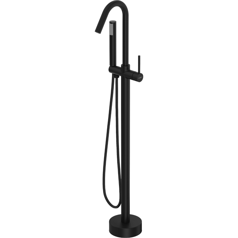 Mexen Gaja vapaasti seisova kylpyammehana, musta - 75333-70