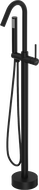 Mexen Gaja grifo de bañera independiente, negro - 75333-70