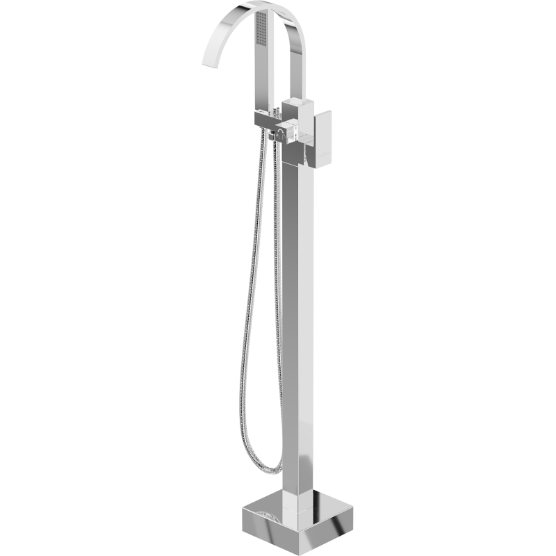 Mexen Veda robinet de baignoire autoportant, chrome - 75433-00