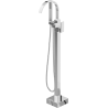 Mexen Veda freestanding bathtub faucet, chrome - 75433-00