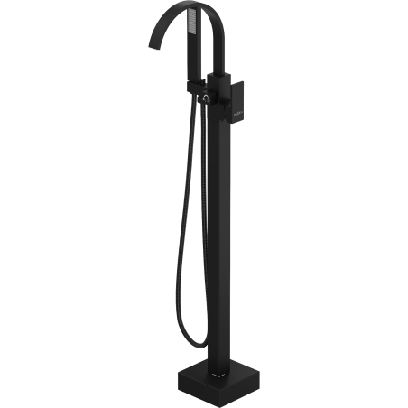Mexen Veda freistehende Badewannenarmatur, schwarz - 75433-70