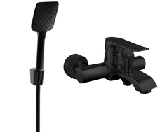 Mexen Pecos R62 grifo de bañera con juego de ducha, negro - 7273R62-70