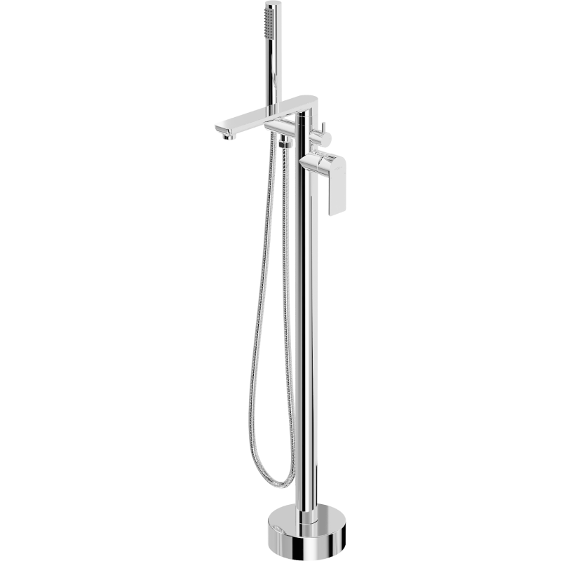 Mexen Leda grifo de baño independiente, cromo - 75633-00