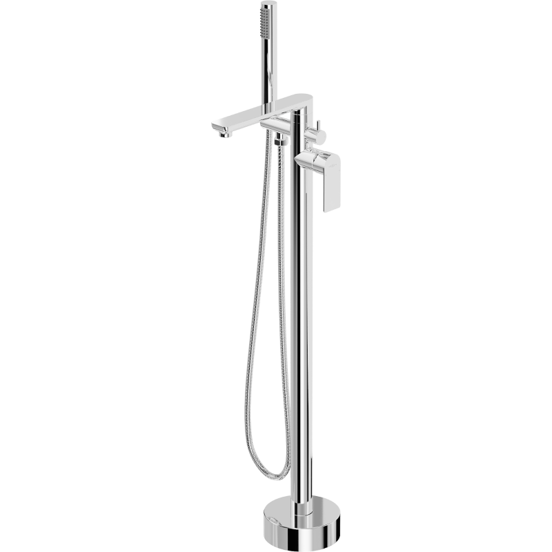 Mexen Leda robinet de baignoire autoportant, chrome - 75633-00