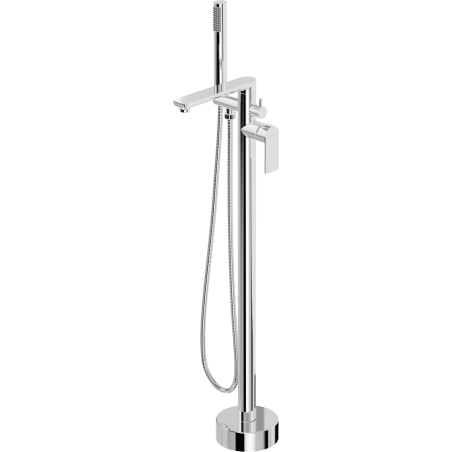 Mexen Leda freestanding bathtub faucet, chrome - 75633-00