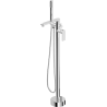 Mexen Leda wolnostojąca bateria wannowa, chrom - 75633-00