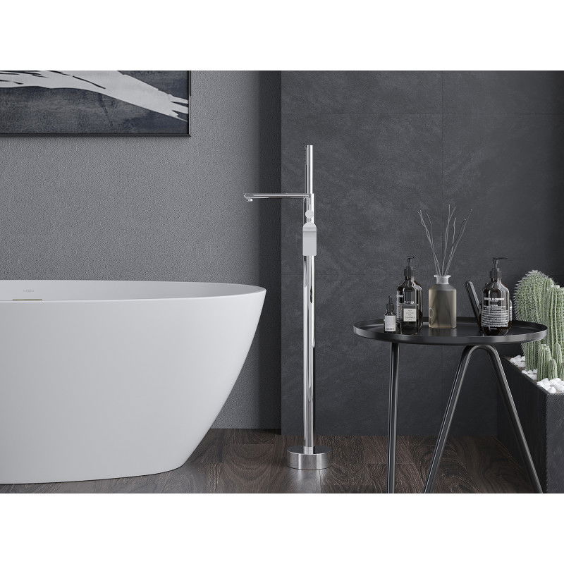 Mexen Leda grifo de baño independiente, cromo - 75633-00