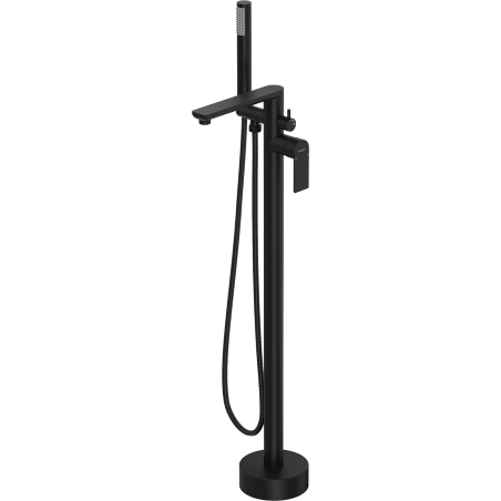 Mexen Leda rubinetto da bagno autoportante, nero - 75633-70