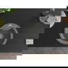 Mexen Diego Granitspüle 1-Becken mit Küchenarmatur Flora, grau - 6512-71-670401-06