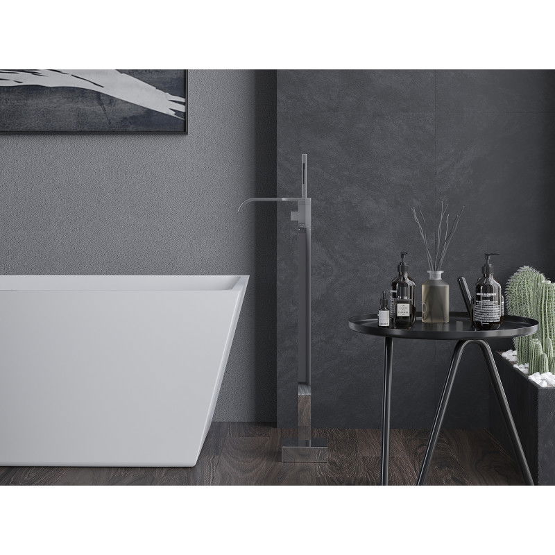 Mexen Lava batteria da bagno freestanding, cromo - 752433-00