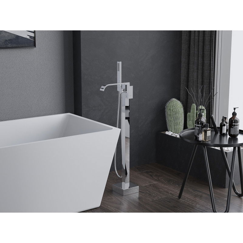 Mexen Lava batteria da bagno freestanding, cromo - 752433-00