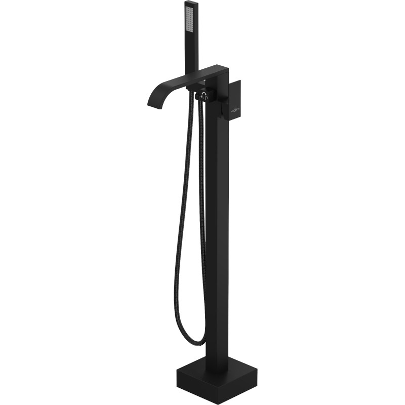 Mexen Lava freestanding bathtub faucet, black - 752433-70