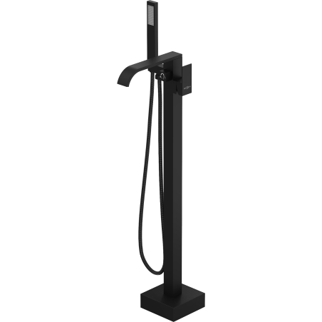 Mexen Lava grifo de bañera independiente, negro - 752433-70
