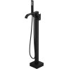 Mexen Lava freestanding bathtub faucet, black - 752433-70