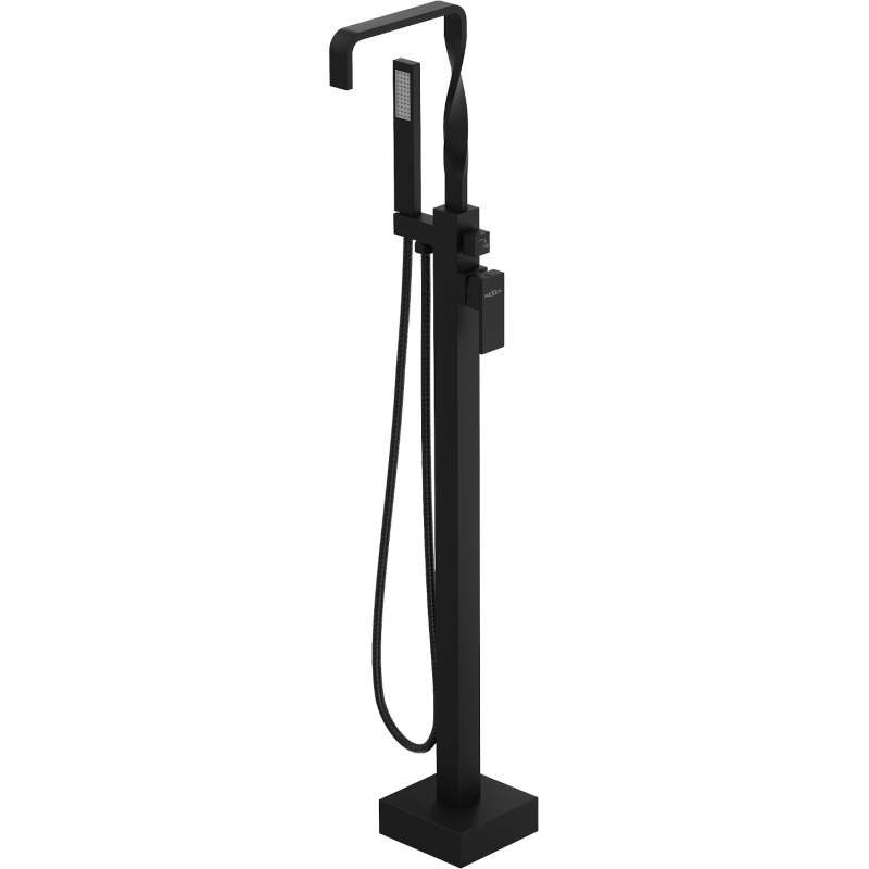Mexen Avila freestanding bath tap, black - 75833-70