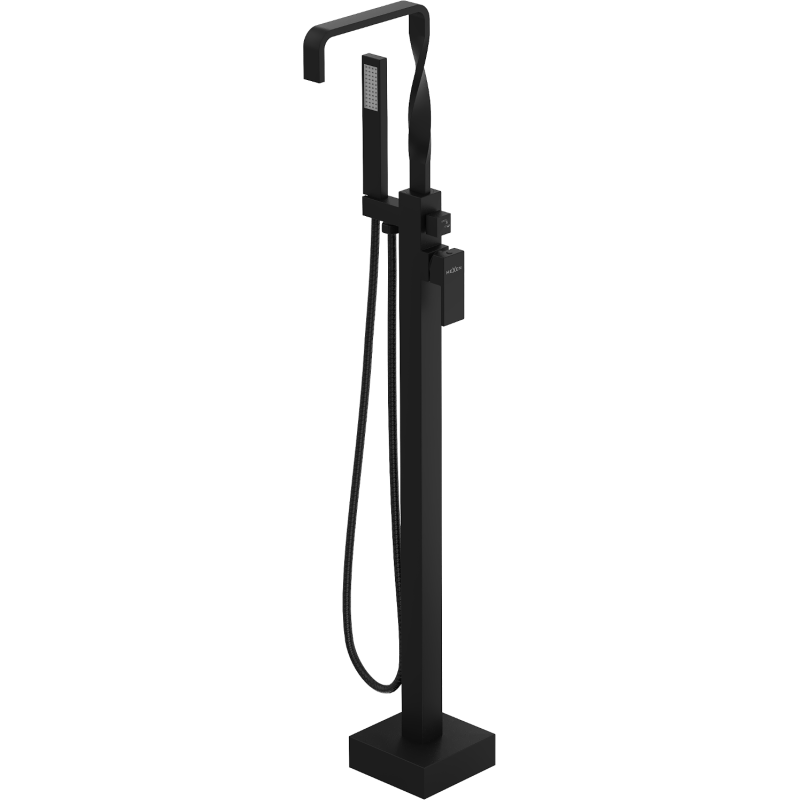 Mexen Avila vapaasti seisova kylpyammehana, musta - 75833-70