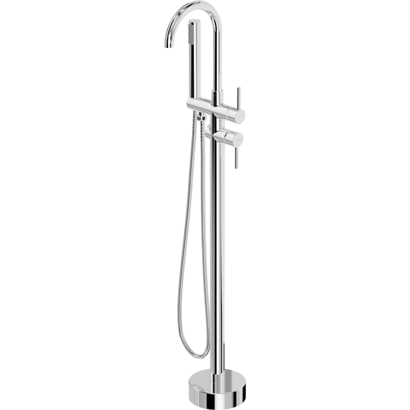 Mexen Alma torneira de banheira independente, cromada - 75033-00