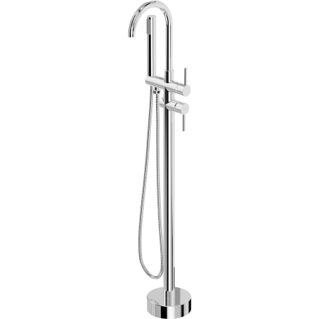 Mexen Alma freestanding bathtub faucet, chrome - 75033-00