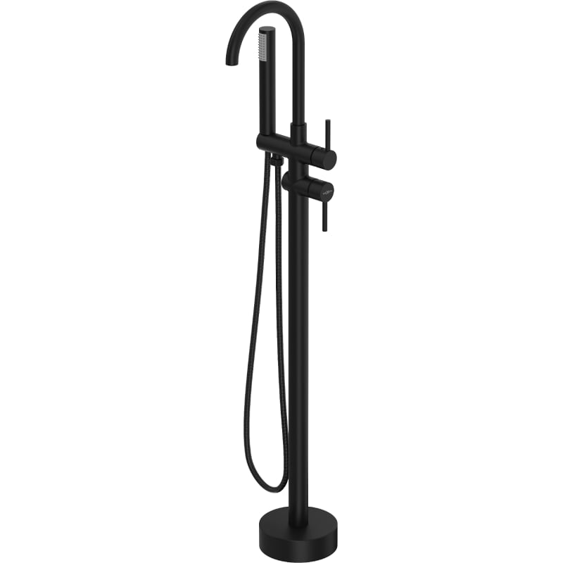 Mexen Alma Freestanding bathtub faucet, black - 75033-70
