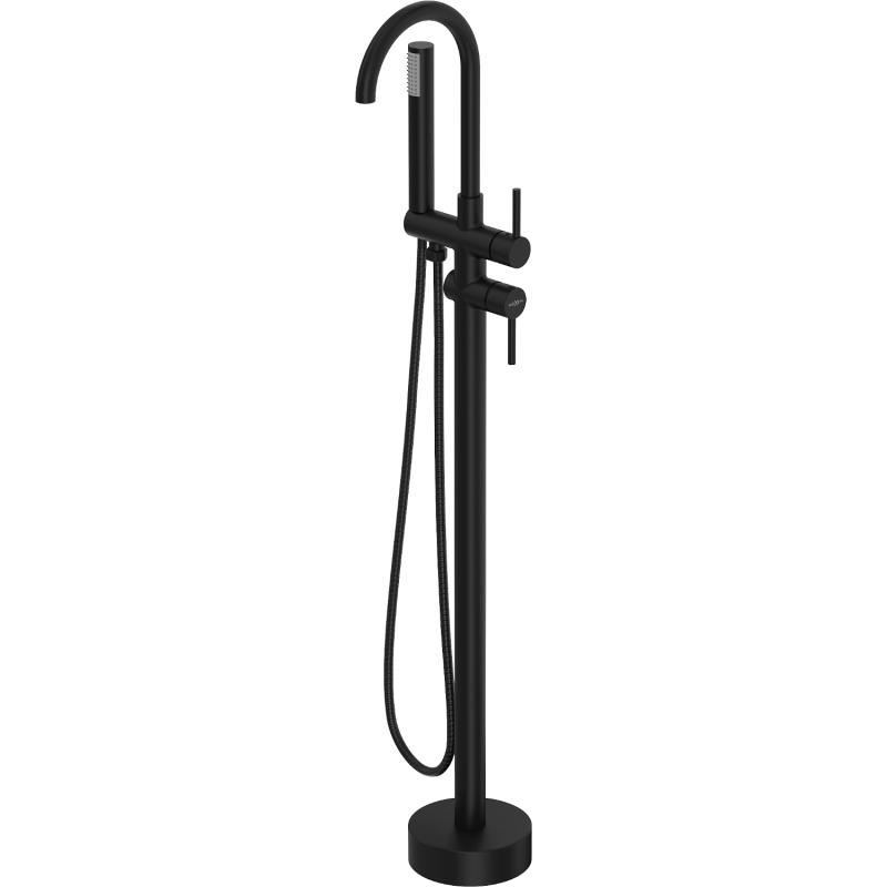Mexen Alma mitigeur de baignoire sur pied, noir - 75033-70