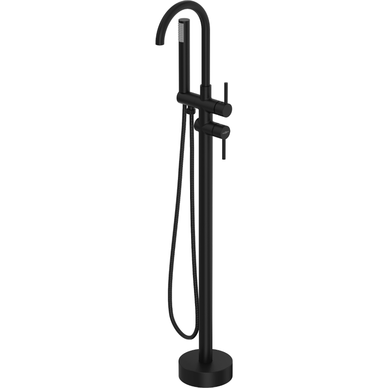 Mexen Alma robinet de baignoire autoportant, noir - 75033-70