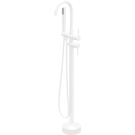 Mexen Alma Freestanding Bath Mixer, White - 75033-20