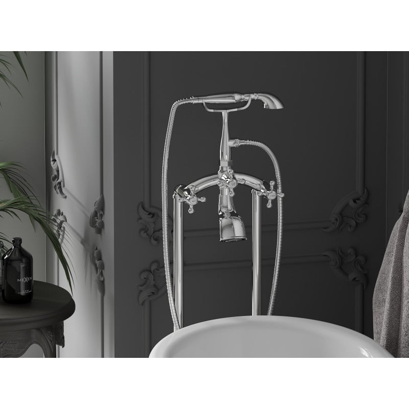 Mexen Retro free-standing bath tap, chrome - 75933-00