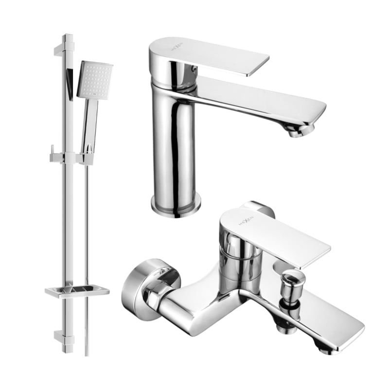 Mexen Royo DQ45 vannikomplekt, kroom - 72203DQ45-00