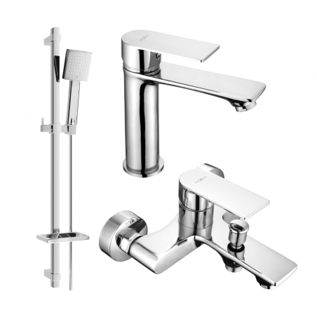 Mexen Royo DQ45 set da bagno, cromo - 72203DQ45-00