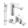 Mexen Royo DQ45 vannikomplekt, kroom - 72203DQ45-00