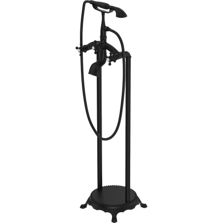 Mexen Retro Freestanding Bath Mixer, Black - 75933-70
