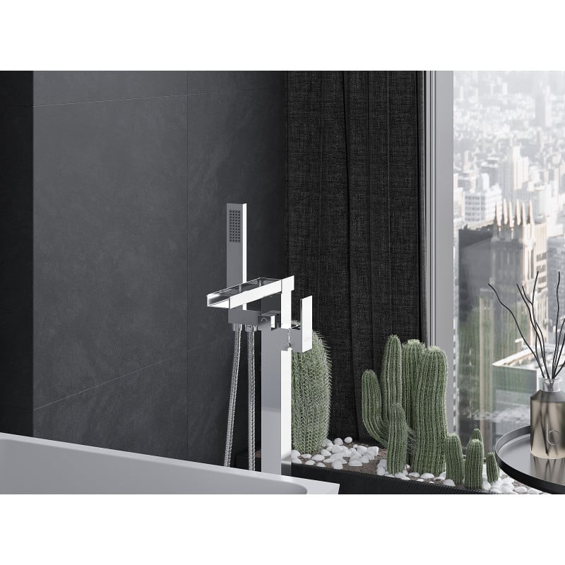 Mexen Algar robinet de baignoire autoportant, chrome - 75733-00