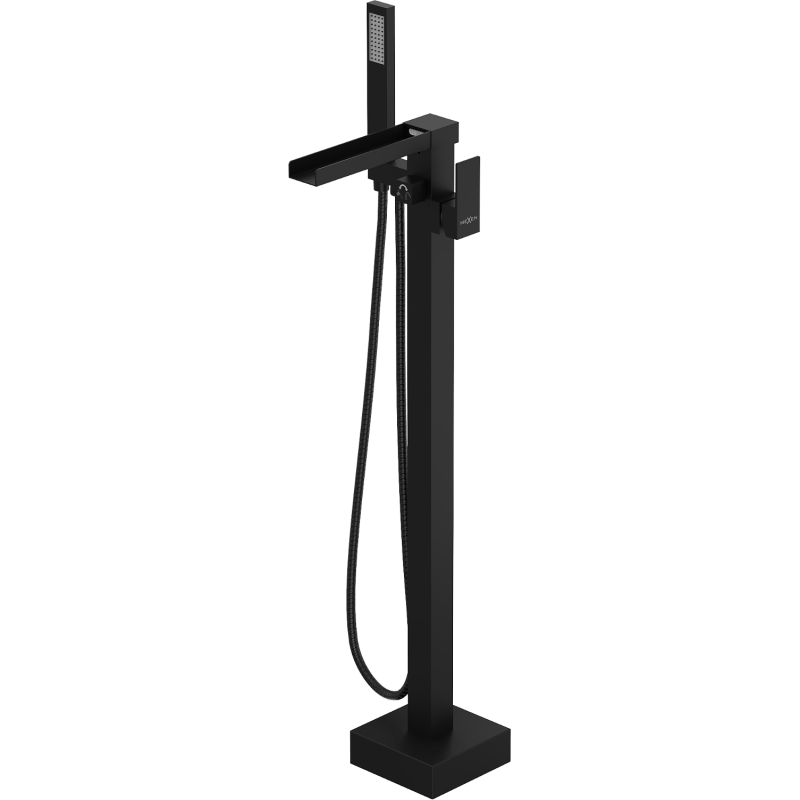 Mexen Algar grifo de bañera independiente, negro - 75733-70